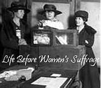 Before womans suffrage