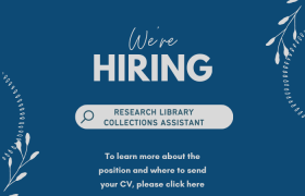 We're Hiring a Research Library Collections Assistant 